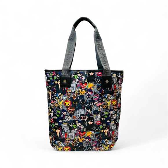 NEW Tokidoki Robbery Print Tote Bag Shopper Shoulder Bag Purse Rare HTF NWT - Picture 4 of 5